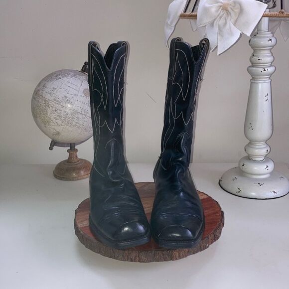 BOSTONIAN 12 Black Leather Boots main image 14